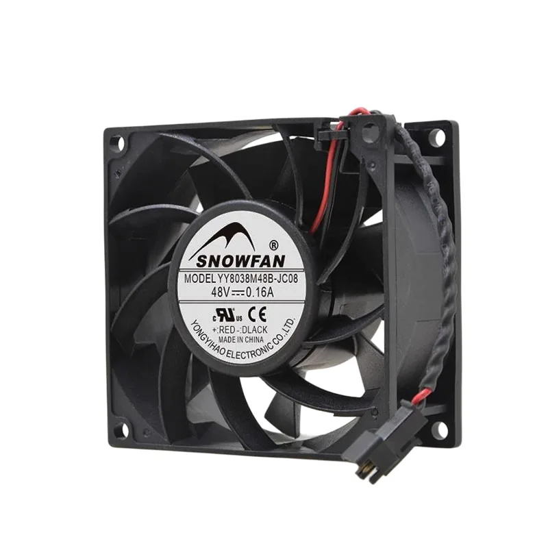 

NEW ORIGINAL YY8038M48B-JC08 48V 0.16A 8038 80*80*38mm 8cm COOLING FAN