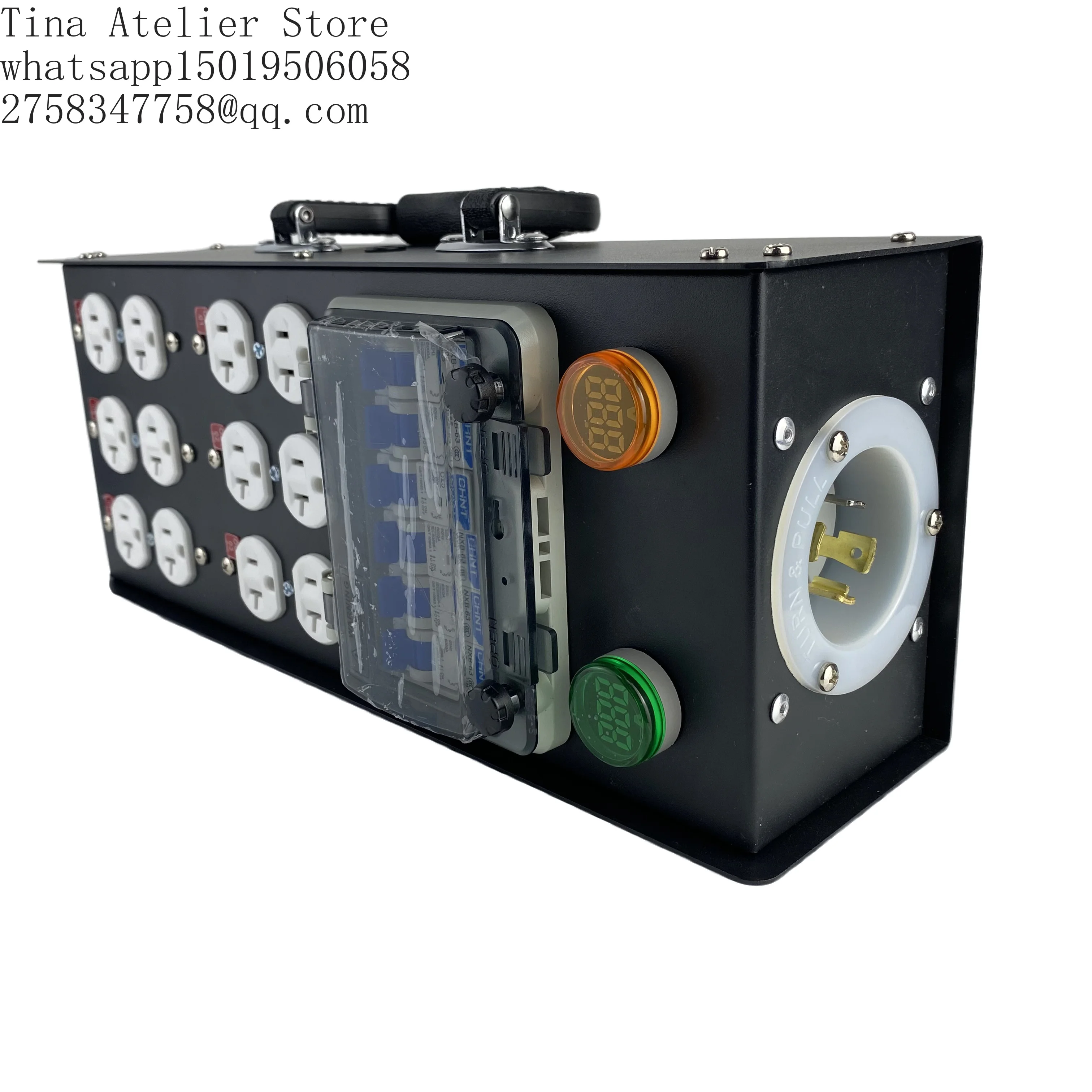 FCONNR L14-30 30A Input Edison 20A Outlets Audio Power Distribution Distro Box