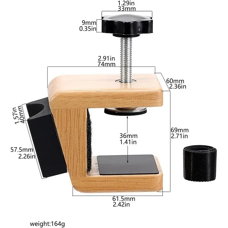 Guitar Neck Rest Portable Guitar Stand Adjustable Desk Edge Clamp For Folk Guitar Electric Guitar Bass