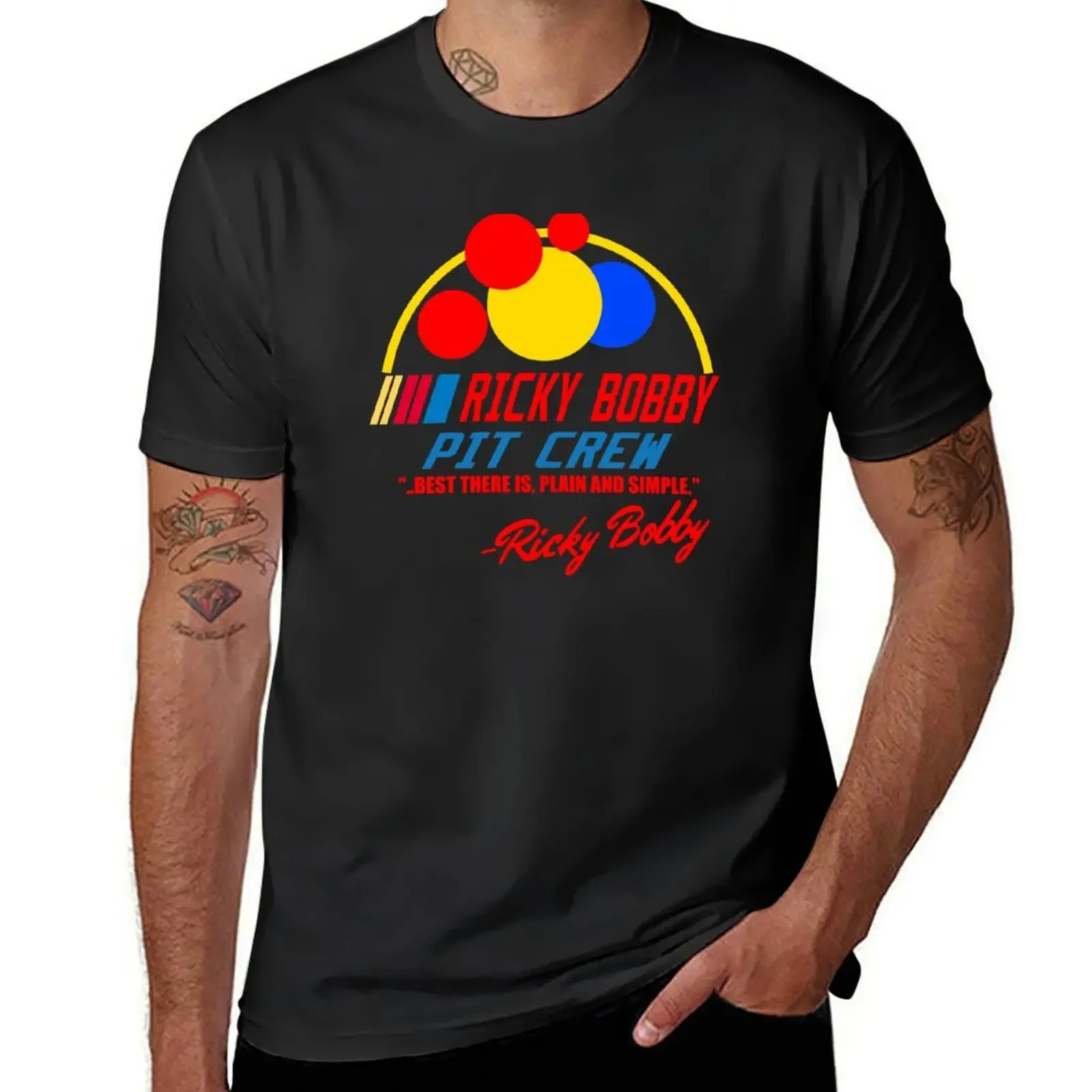 Ricky Bobby - Pit Crew - Best There Is, Plain and Simple - Superior Graphics T-Shirt essential t shirt men workout shirt