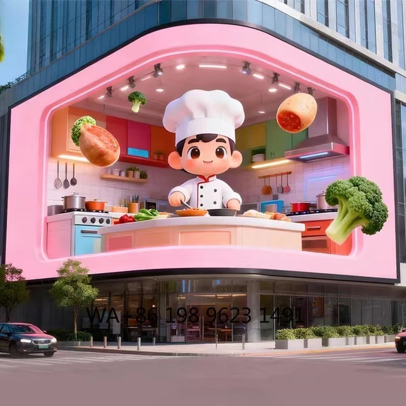 

IP65 Waterproof Glasses-free 3D P4 LED Screen Huge Outdoor Video Wall Advertising Display Board