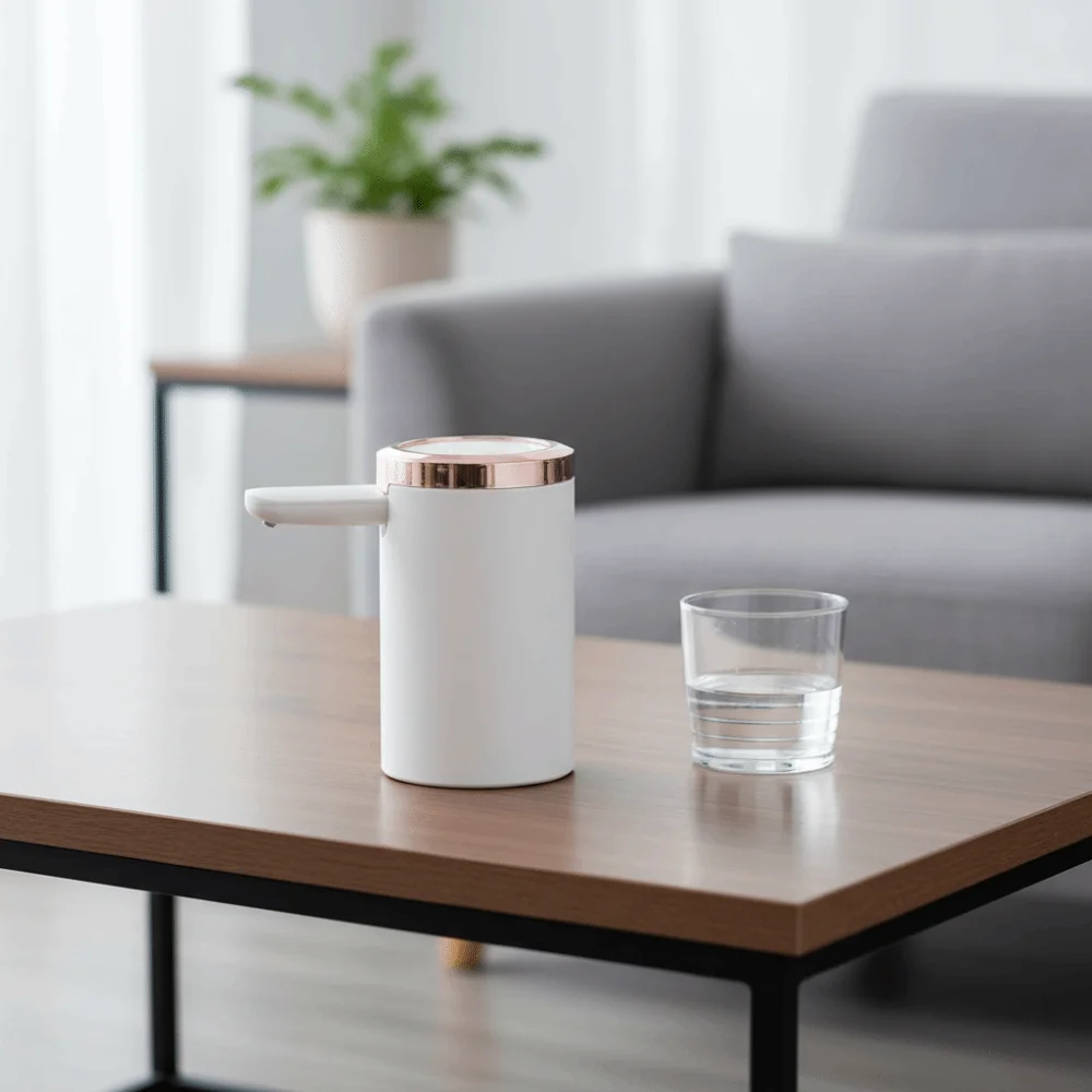 

Складной автоматический диспенсер для воды, перезаряжаемый пыленепроницаемый выход для воды, электрический ведро-насос на галлон, длительный срок службы батареи