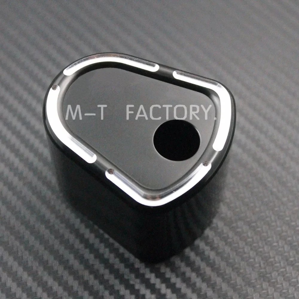 Motorcycle Accessories Ignition Switch Cover Burst Black for Harley Touring Street Glide FLHX 2007-2013