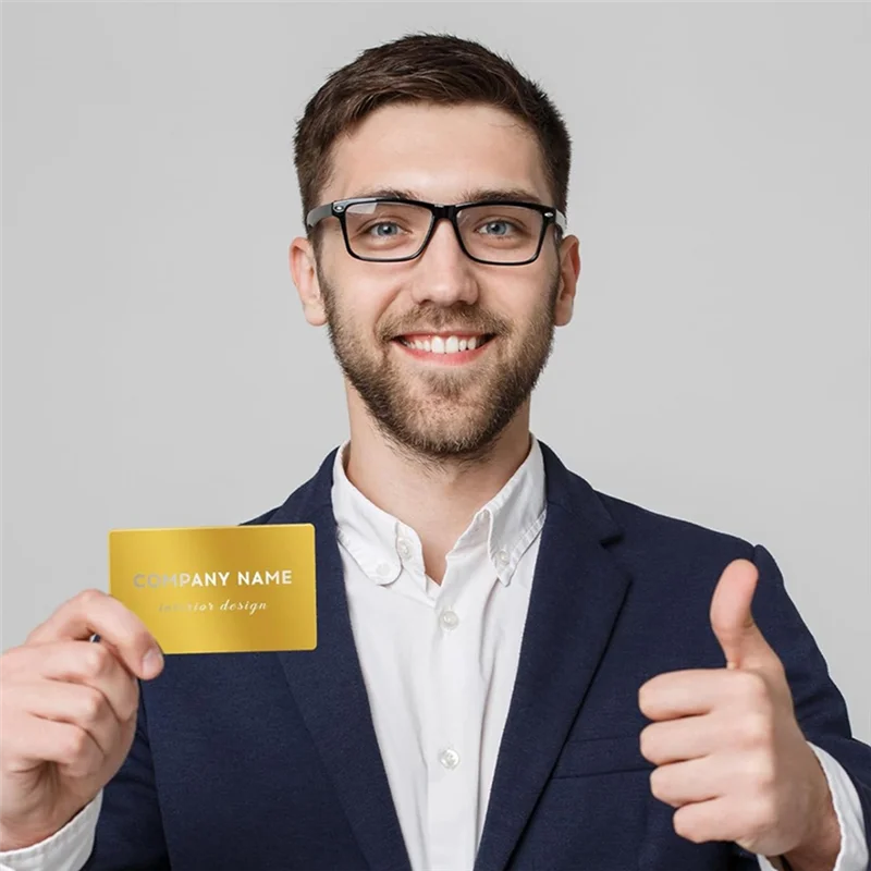 AB51 100 szt. Metalowe blachy do grawerowania, kolorowe aluminiowe arkusze do grawerowania laserowego, wizytówki, uniwersalne grawerowanie, prezent DIY