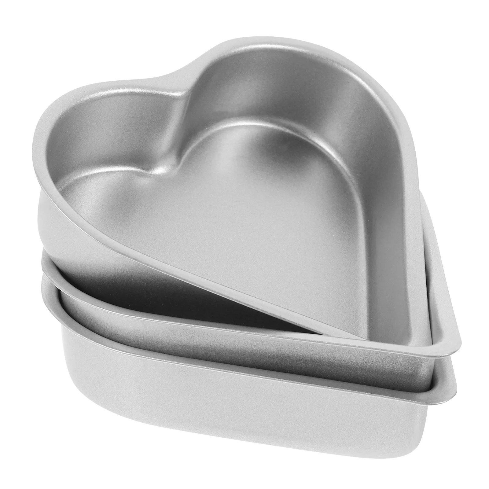 

Heart Pudding Mold Cake Molds Pan Baking Anti-sticking Making Shaped Pans Non-stick Jelly Aluminum