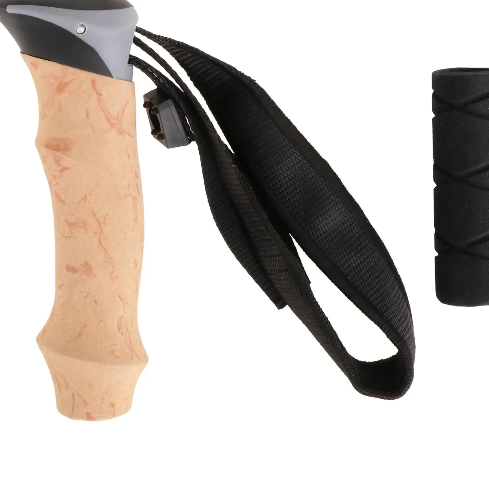 Tongkat Trekking, pegangan tongkat berjalan Portabel Anti Slip