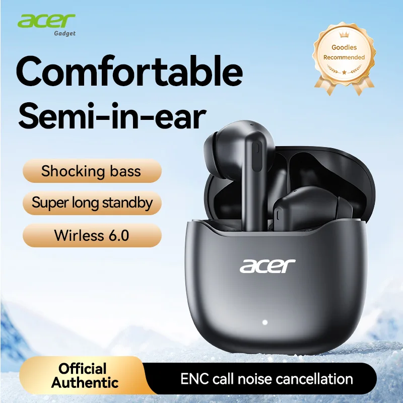 Acer Ohr617 Wireless Bluetooth Earphones with In-Ear Design,
