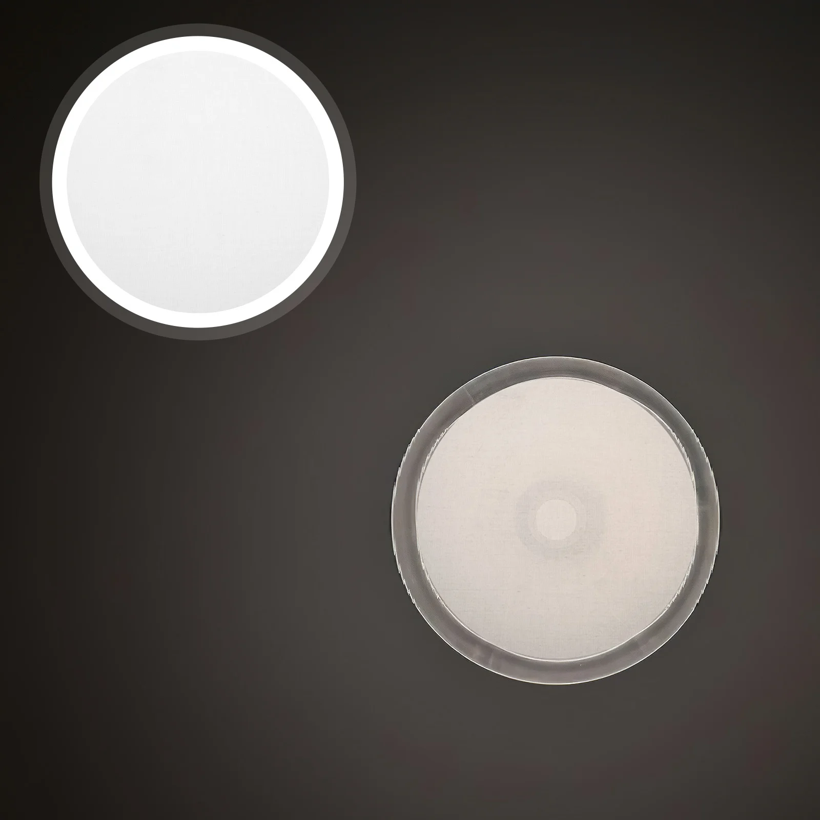 

2Pcs Children Anti-Glare Light Diffuser Soft Fabric Shade Ceiling Light Diffuser Sheet Nursery Bedroom Lamp Cover