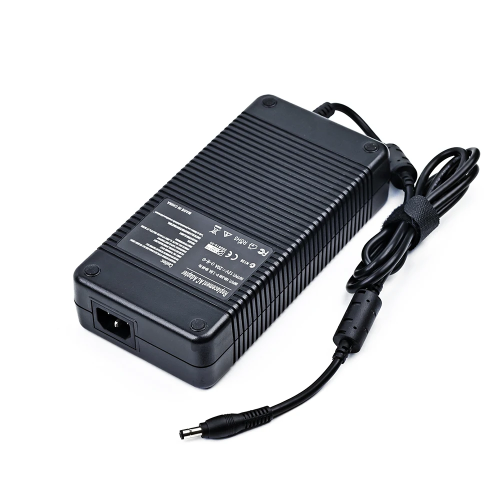 Adaptador de corriente para Delta, 12V, 20A, EADP-240AB B, 5,5x2,5, con resorte, 240W