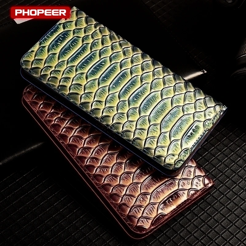 Genuine Leather Case For OPPO A91 A92 A92s A93 A93s A94 A95 A96 4G 5G Flip Slot Magnetic Wallet Holder Book Phone Cover coque