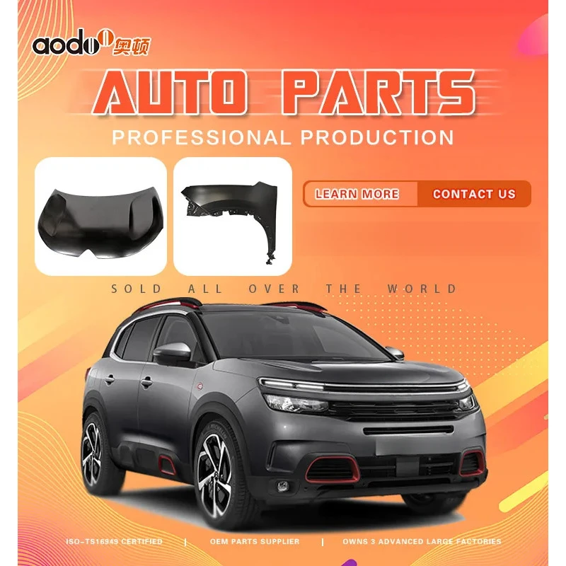 

Factory Hot Selling High-Quality Aftermarket Auto Body Kit Steel Car Parts Hood Cover for Citroen C5 Aircross