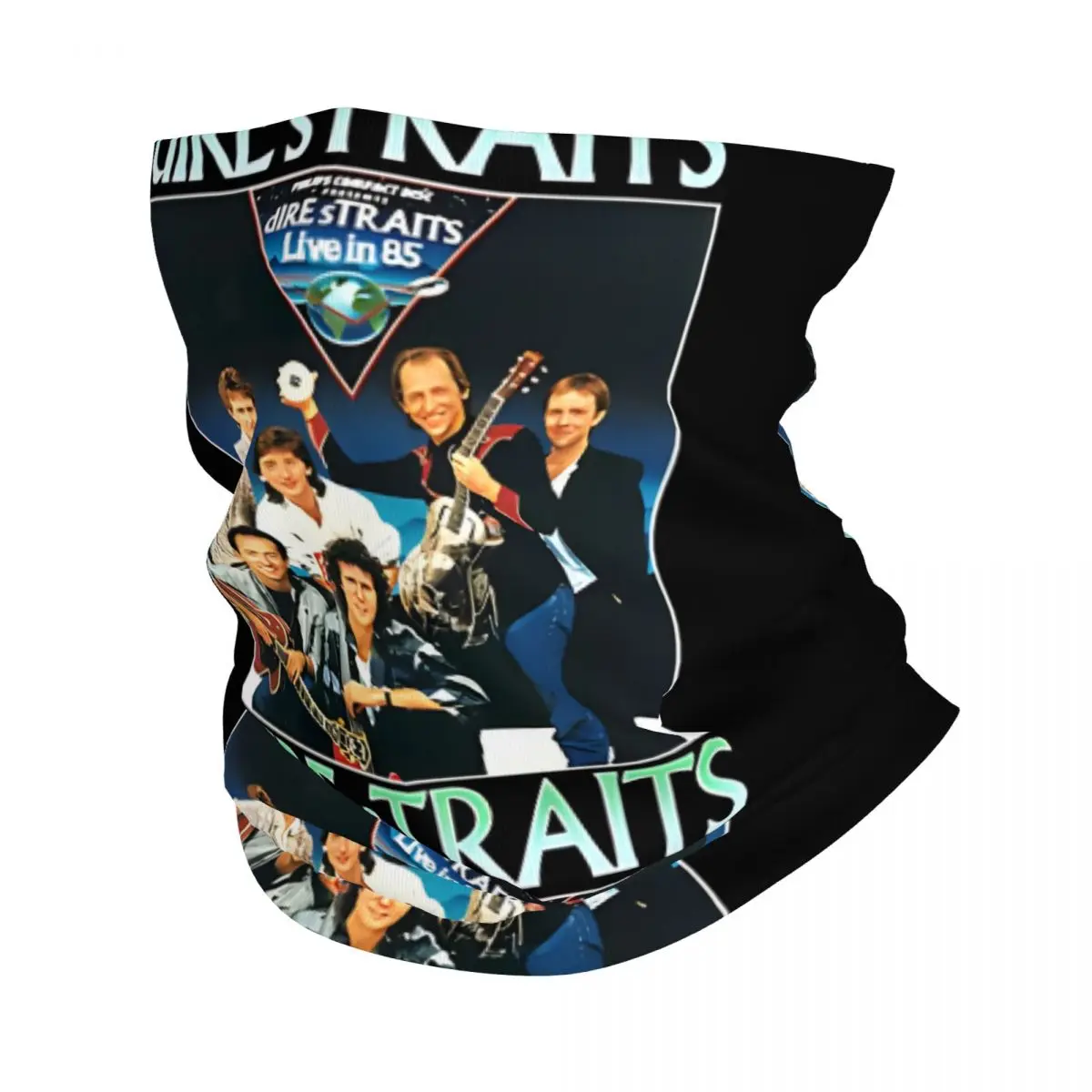 바라클라바 사이클링 남녀공용 랩 힙합 래퍼, 90 빈티지 다이 스트레이트, 반다나 넥, 각반 프린트, 오토바이 클럽 페이스 스카프