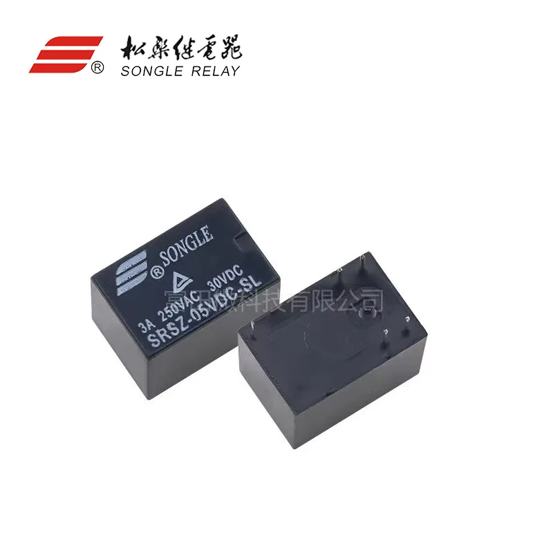 5Pcs SONGLE Relay SRSZ-05VDC/09VDC/12VDC/24VDC-SL 5Pin 3A 5V/9V/12V/24V Signal Relay