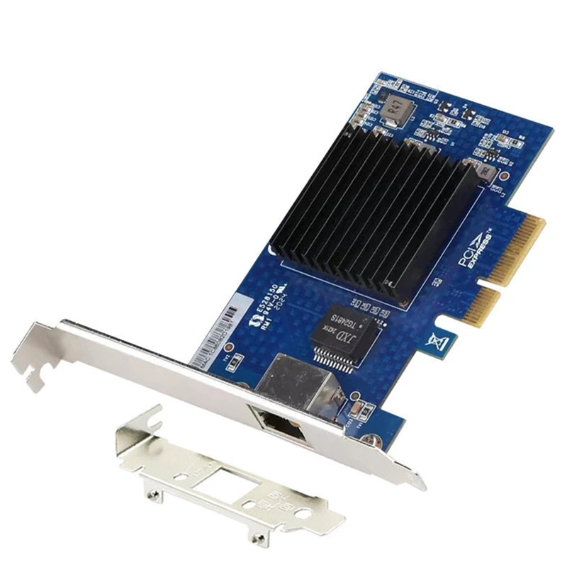 

PCIE 3.0 4X 10G Network Card AQC107 Server NIC Compatible With X8/X16 For Linux Win10/11 System