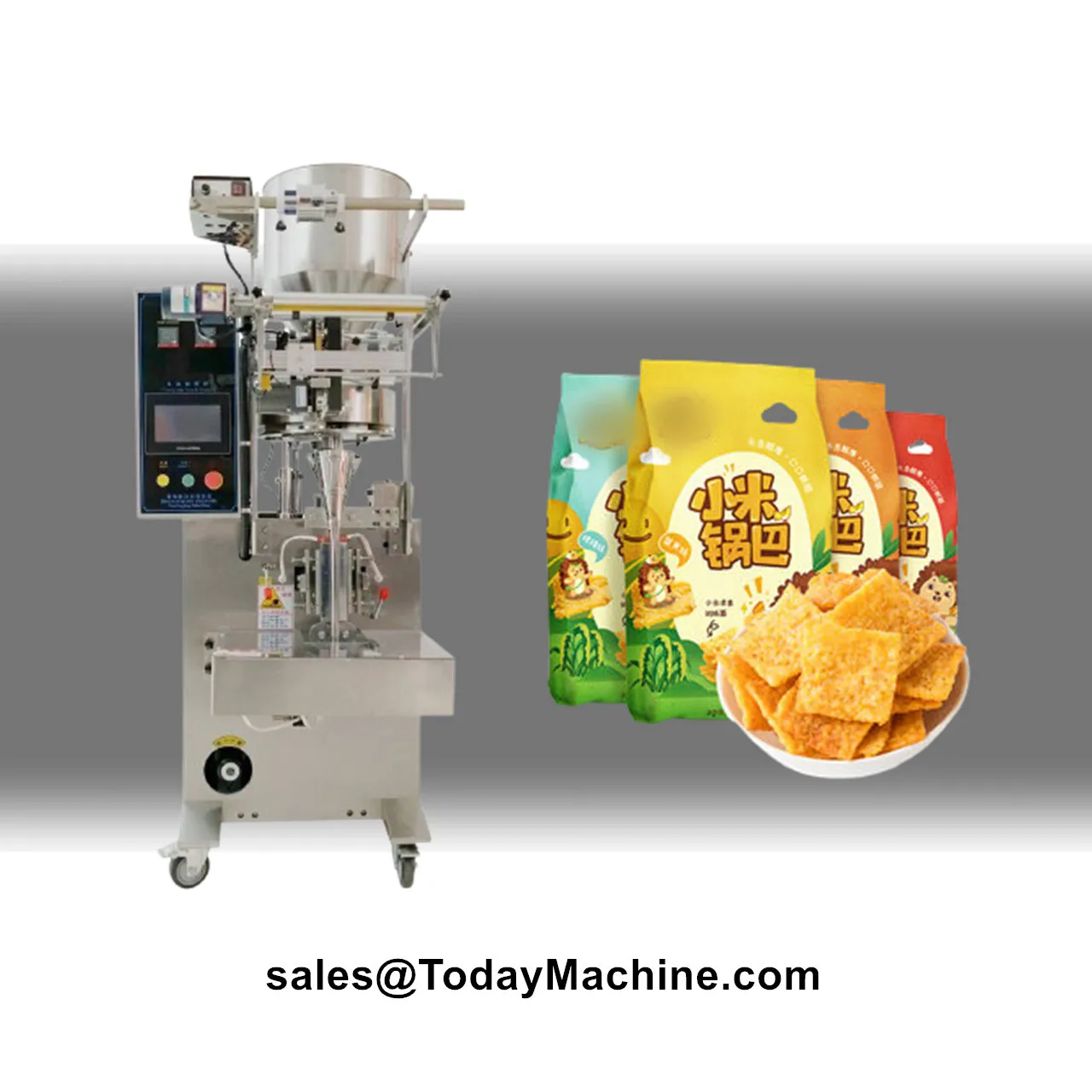 Automatic Vertical Rice Grain Granule Volumetric Cup Bag Packing Machine