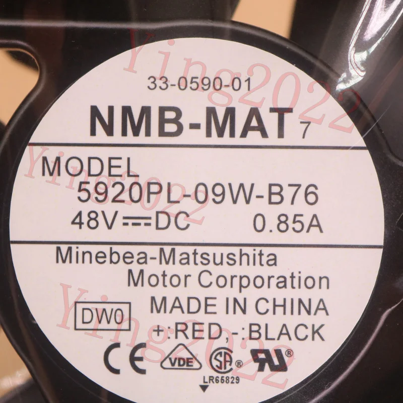 

V+ New for NMB-MAT 5920PL-09W-B76 48V 0.85A cooling fan#QW