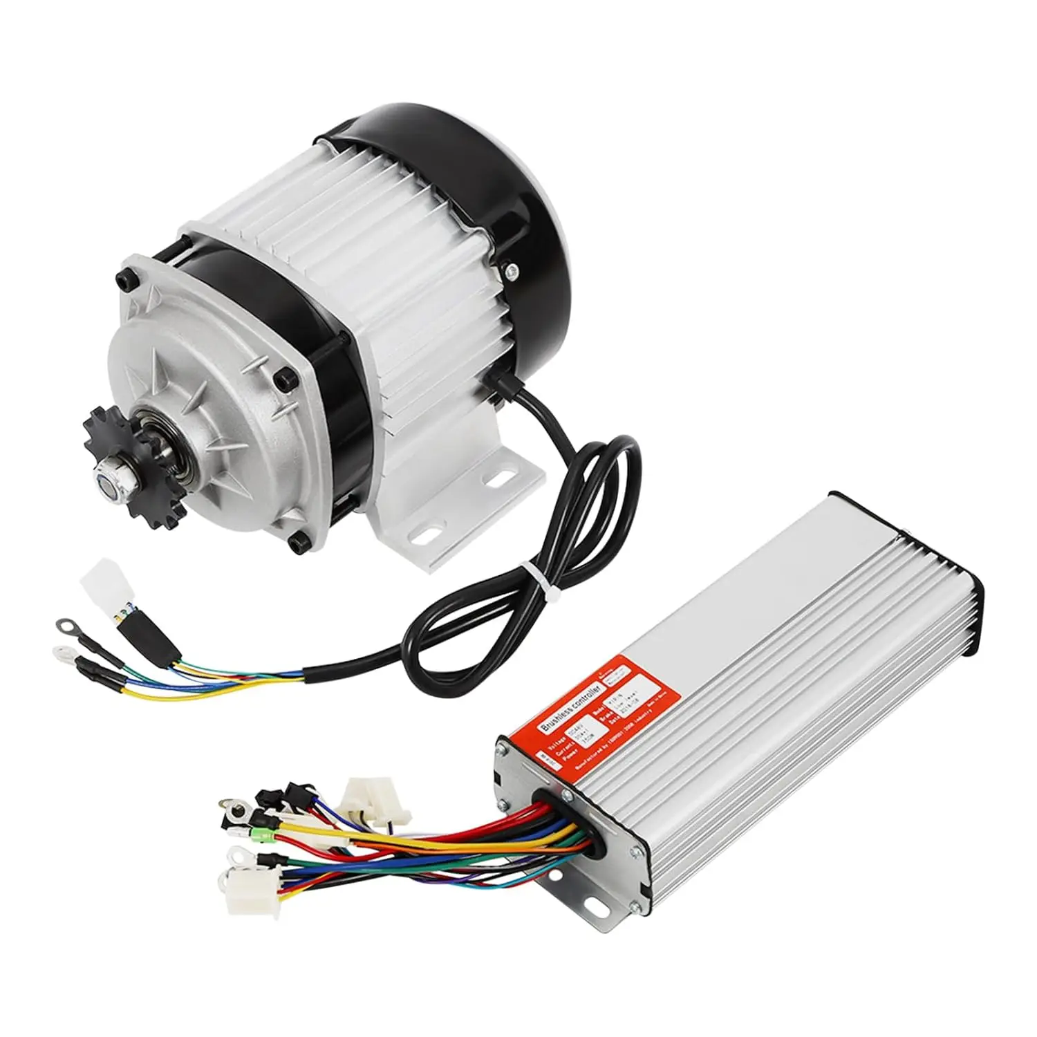 

Brushless Motor 48V DC 750W Electric Brushless Motor with Controller for DIY E-Bike, Bicycle, Tricycle, Electric Scooters