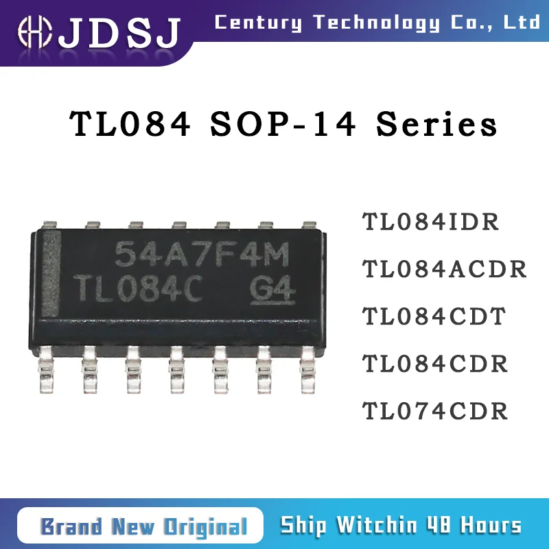 50PCS TL084IDR TL084ACDR TL084CDT TL084CDR TL074CDR SOP14 Brand New Original IC Chip