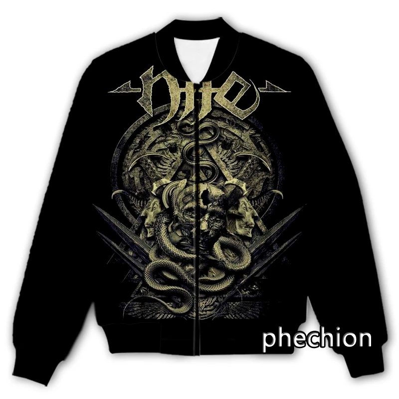 

phechion New Men/Women 3D Printed Nile Band Casual Jacket Fashion Streetwear Men Loose Sporting Jacket & Coat Q25