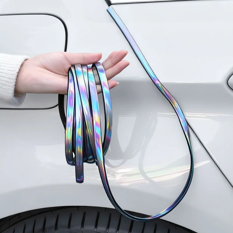 Car Door Edge Protector Universal Auto Anti Scratch Strip Colorful Style Moulding Trim Seal Strip For Door Hood Trunk