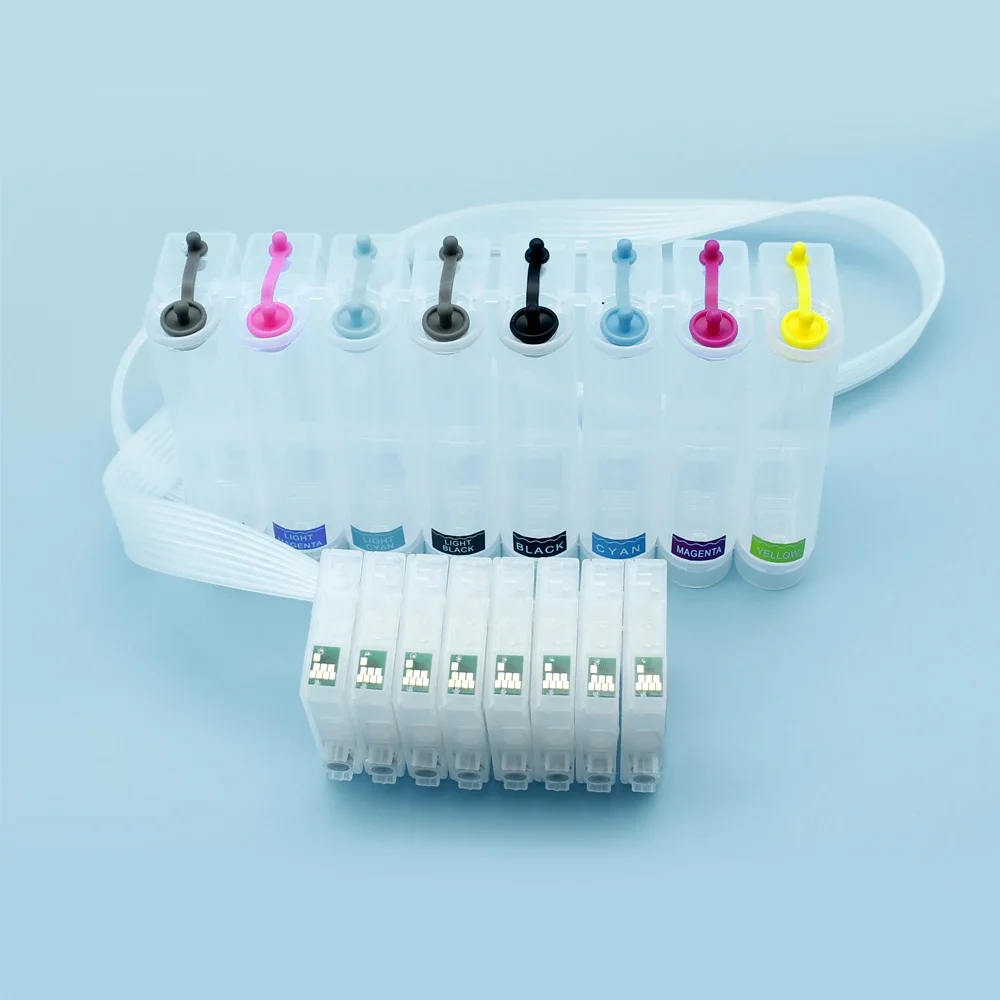 8-цветные картриджи с чипом ARC T0591 — T0599 СНПЧ Ink Sysytem для Epson Stylus Photo R2400 с чип-принтером ARC