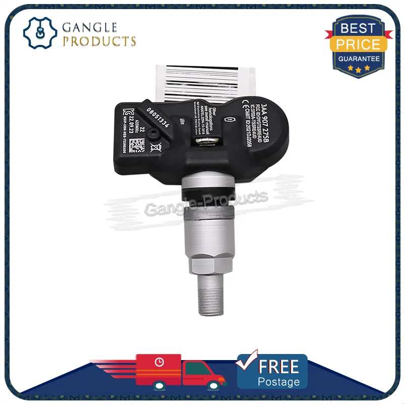 مستشعر ضغط TPMS ، أنظمة مراقبة الإطارات ، MHz ، 3AA907275B ، فولكسفاغن سي سي ، تيغوان ، باسات ، 4 * * * * *