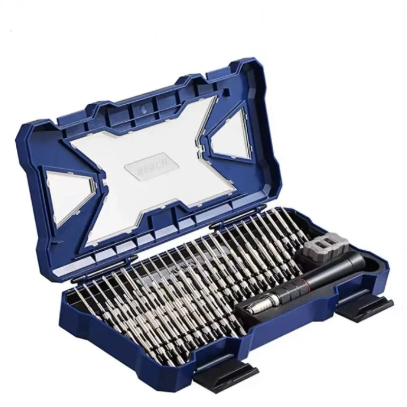 Ultimate Pro Tech Repair Toolkit 55-Piece Precision Stainless Steel Screwdriver Bit Set Measuring Gauging Tools