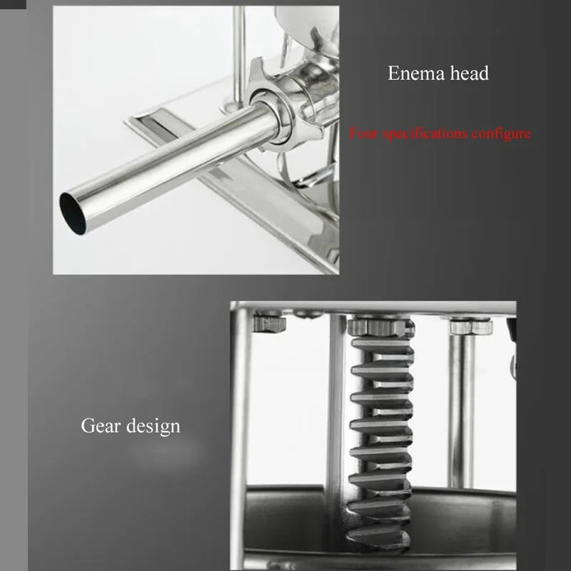 

Ручная колбаса, мясорубка, насадка для колбас из нержавеющей стали, коммерческий инструмент для колбас, наполнитель для мяса, воронка, насадка
