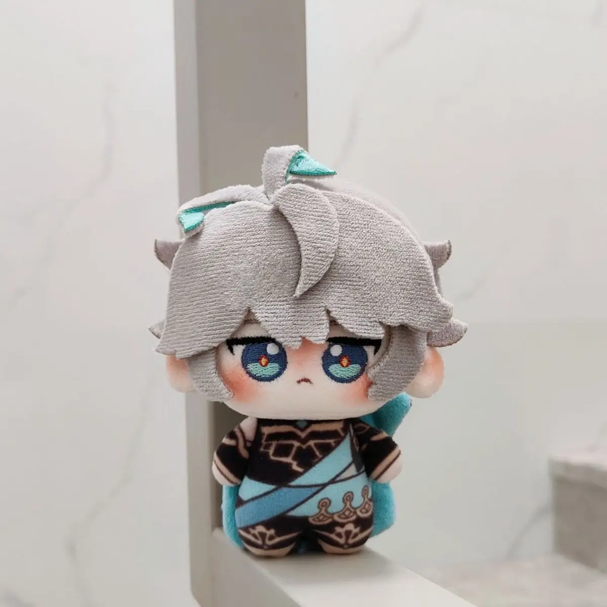 10cm Anime Genshin Impact Alhaitham Plushie Stuffed Doll Alhaitham Cosplay Plush Doll Toys Pendants Keychain Holiday Xmas Gifts - view 6