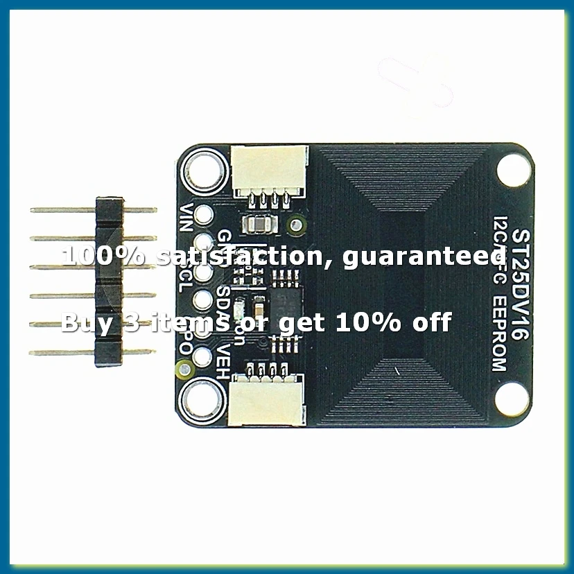ST25DV16K RFID EEPROM Breakout 13.56 MHz NFC/RFID Reader Module for for STEMMA QT Qwiic-DT30