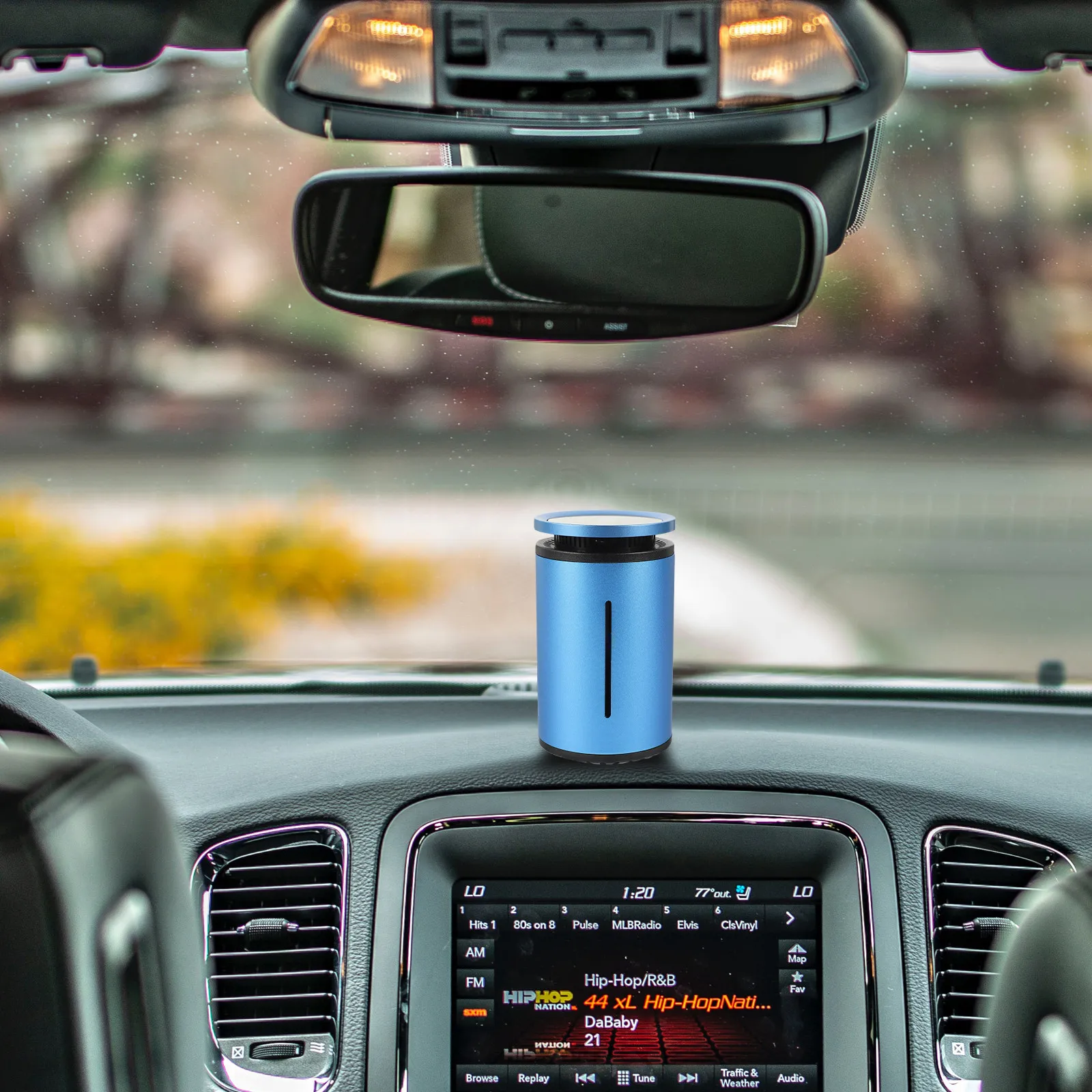 

1Pcs Car Aroma Diffuser Smart Essential Oil Diffuser Portable Air Refresher for Travel Office Bedroom Vehicle Mini Home