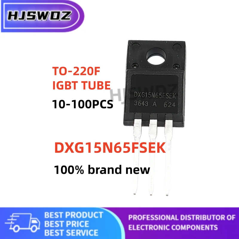 10~100PCS DXG15N65FSEK DXG 15N65FSEK TO-220F IGBT transistor 100% New and quality