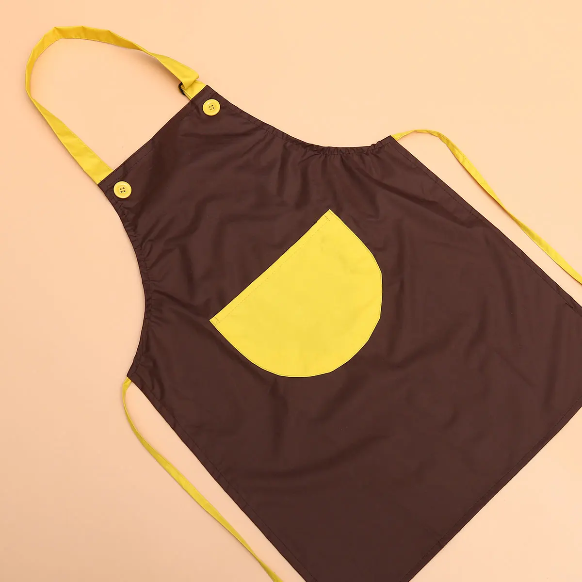 

1pc Waterproof Reusable Art Apron Art Painting Aprons With Pocket For Children 8-12 Apron With A Pocket Years Red