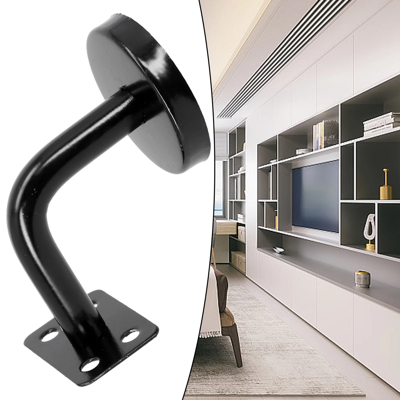 Stainless Steel Bracket for Attaching Handrail to Wall in Stair and Balustrade Installations with Precision Fit