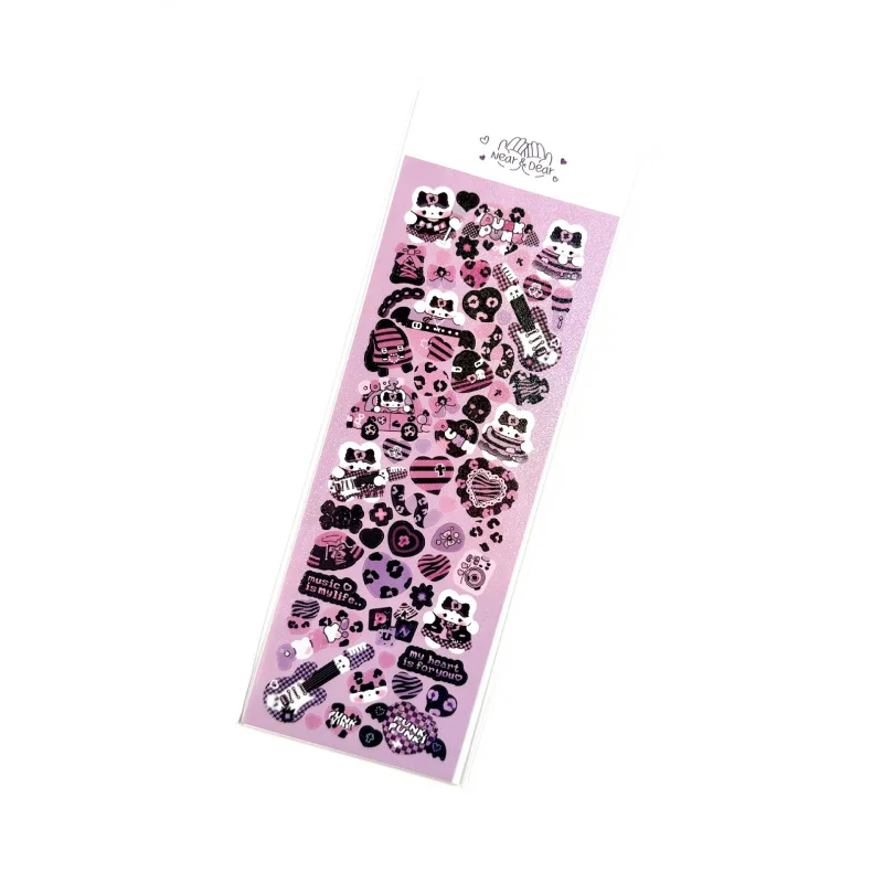 Coreano Laser Kawaii Simpatico Cartone Animato Animale Adesivi Manuale Star Card Photo Planner Notebook Scrapbook Adesivi Decorativi Fai da Te