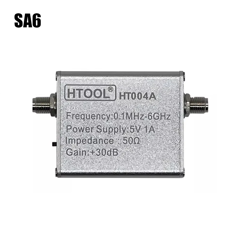 SA6 HT004A LNA Low-Noise Amplifier RF & Software Defined Radio (SDR)  Enclosure & Accessories 0.1MHz-6000MHz 30dB 50Ω No Battery