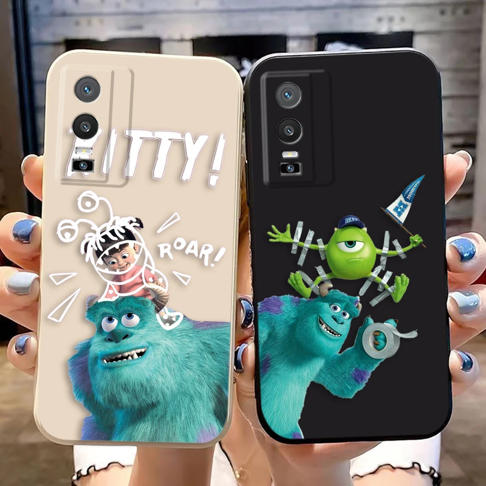 Disney Monsters Inc Boo Blue Phone Case For VIVO Y02 Y15S Y16 Y17 Y19 Y20 Y21 Y22 Y22S Y28 Y35 Y36 Y50 Y51 Y72 Y76 Y100 Y91 Case