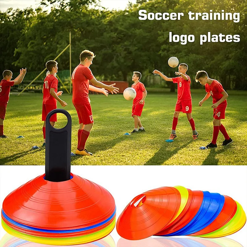 20 Pcs Football Training Supplies And Equipment Football Training Marking Discs Sports Marketing Discs For Football