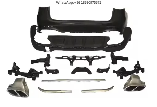 GLC Class X253 Upgrade to GLC43 Style Car Bodykit 2015-2018 Year Auto Facelift Bumpers Exhaust Tips Kit Replace