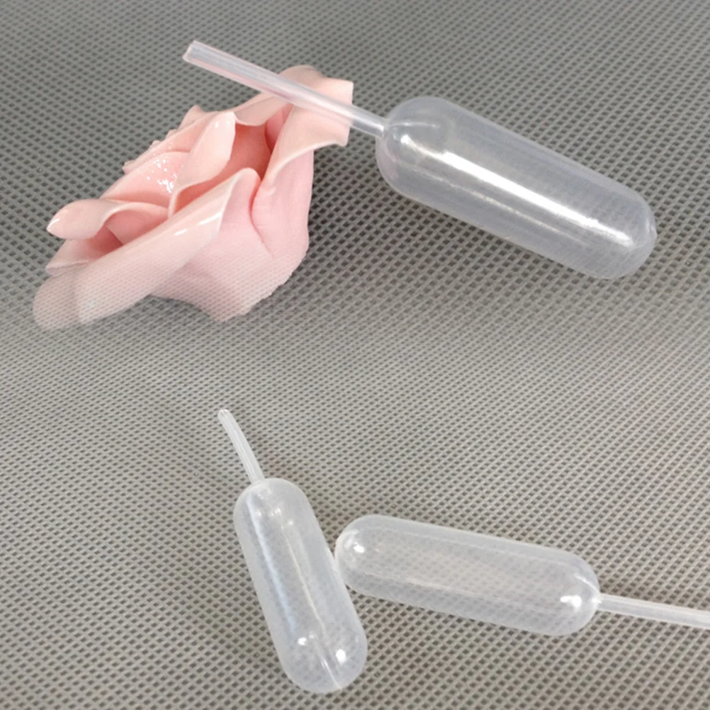 50pcs 4ml Clear Plastic Jam Dropper Straw Juice Squeezed Sauce Dropper Pipettes clear jam dropper clear jam pipette