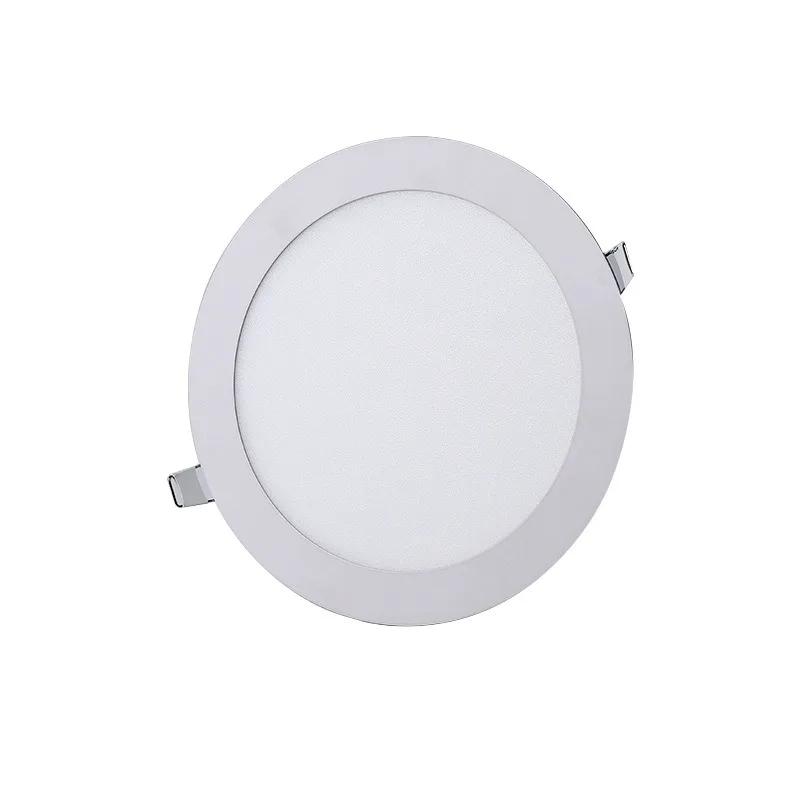 Modern Die Cast Ultra Thin Recessed LED Panel Downlight 18W 24W 1cm Round Square Living Room Kitchen Office Home Decor New