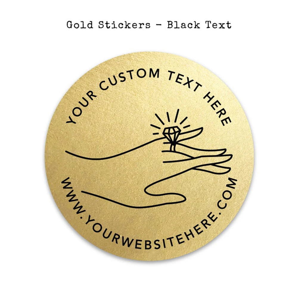 24pcs 40mm Custom Business Label Stickers Personalized Food Packaging Decals Envelope Seals Cosmetic Labels Product Branding