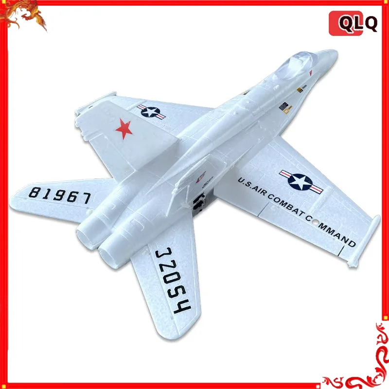 QLQ F18 Super Hornet 70mm EDF Epo Foam RC Airplane Fixed Wing Fighter Jet Adult Assembly Remote Control Model Aircraft