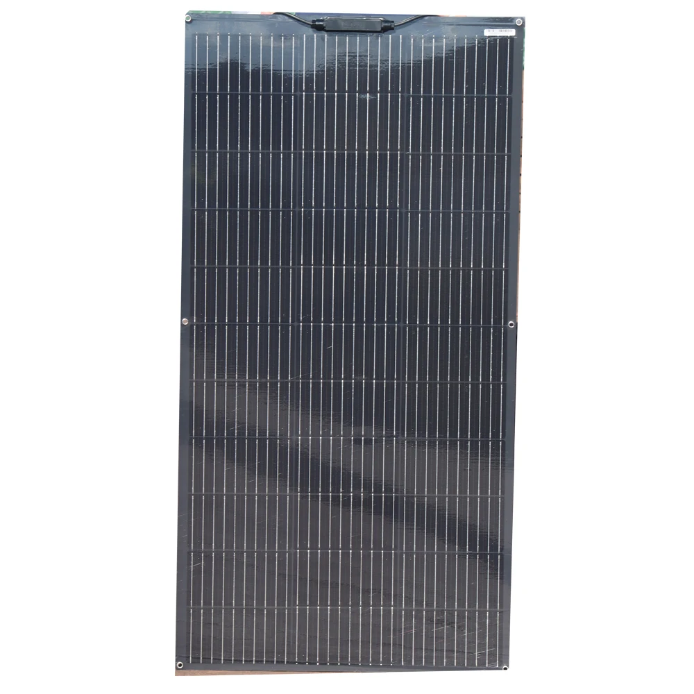 120W 12 Volt Flexible Monocrystalline Solar Panel for Off- Grid system Motorhome RV Caravan Camper Boats Roofs Uneven Surfaces