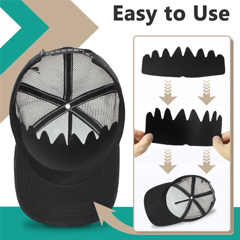 Cap Brim Support-Reusable Crown Shaper Inserts 20Pcs-Baseball Hat Shapers Inserts, 4 Design Options