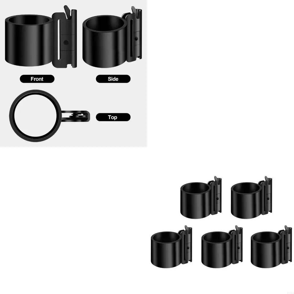 

5pc EMAIL Track Planner Set with Against Oxidation Coating Secures Beaters Shovels Gardening Equipment in Trailers