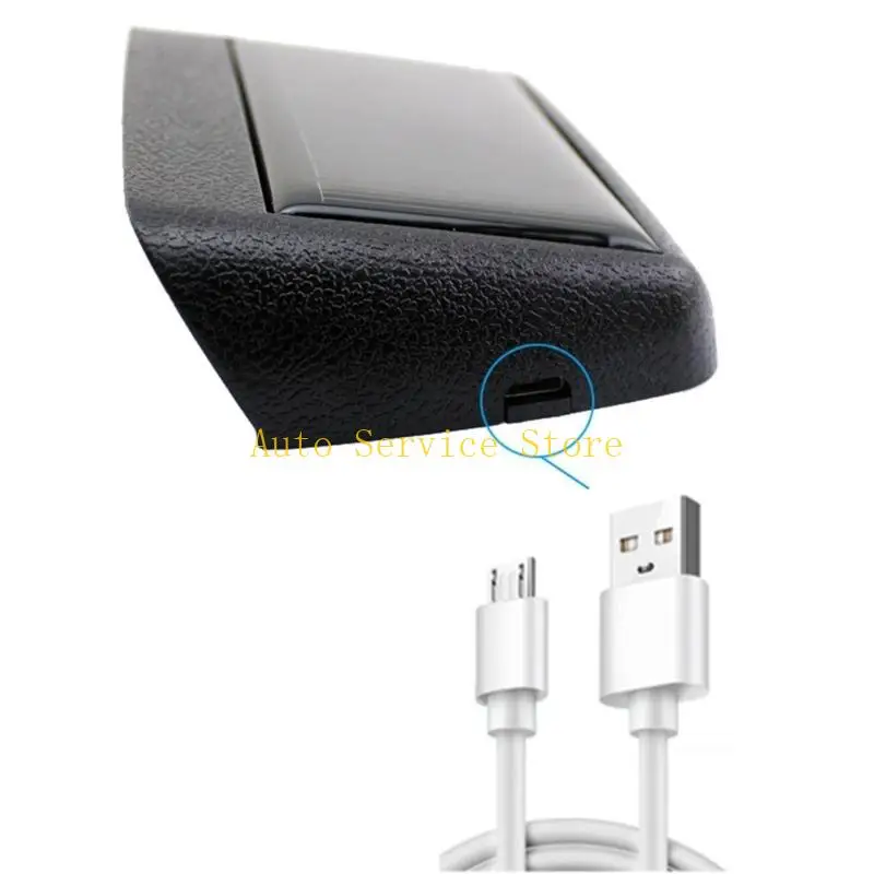 462A Environmentally Friendly Solar Car Clock with Nighttime Solar Charged Clock for Drives Who Travel at Night