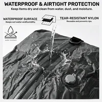 TPU Vacuum Storage Bags Waterproof Travel Flight Bag Durable Tear-Resistant Compression Seal Cube for Clothes Vacation Essential 3