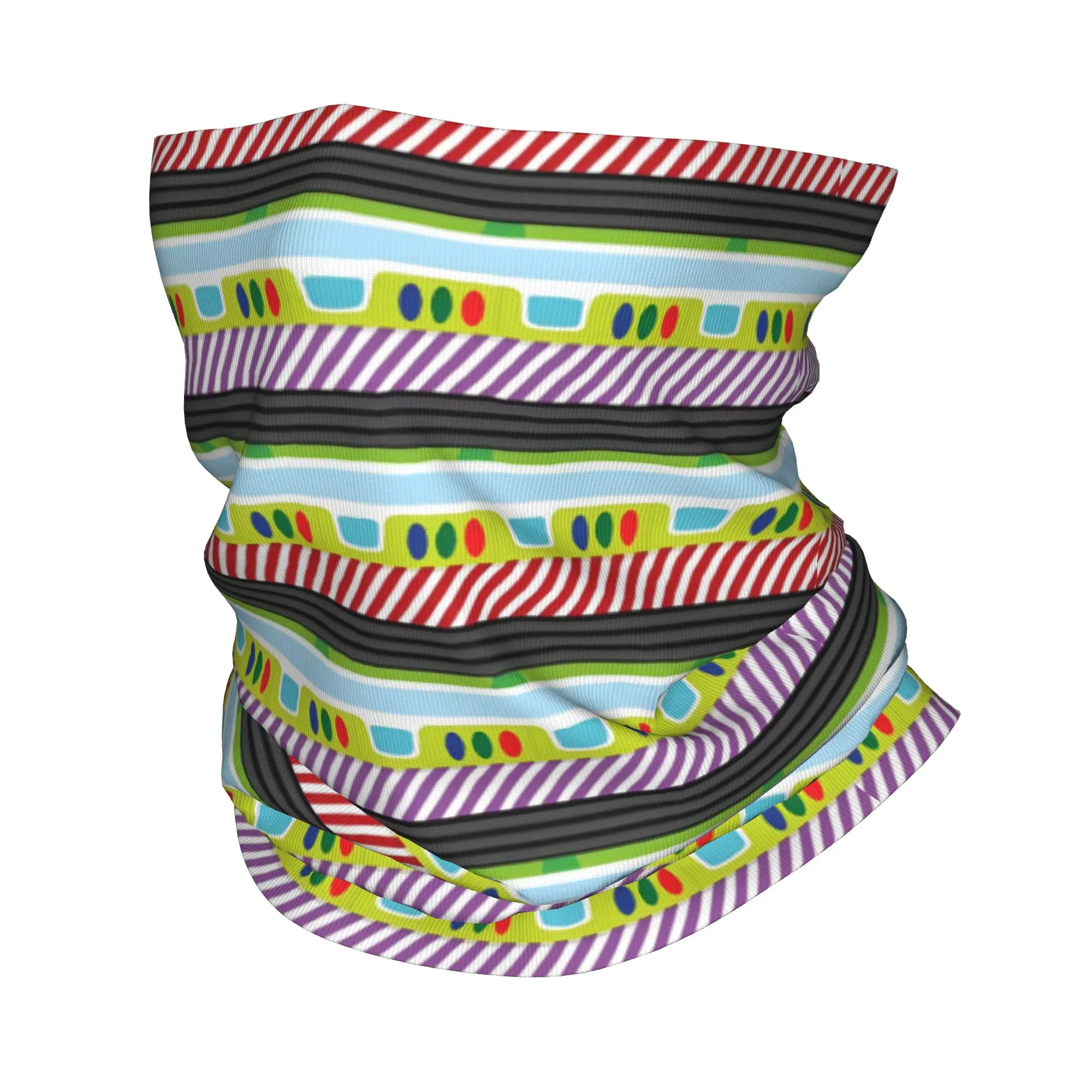 

Custom Toy Story Buzz Neck Gaiter Men Women UV Face Shield Winter Animes Bandana Scarf for Hiking