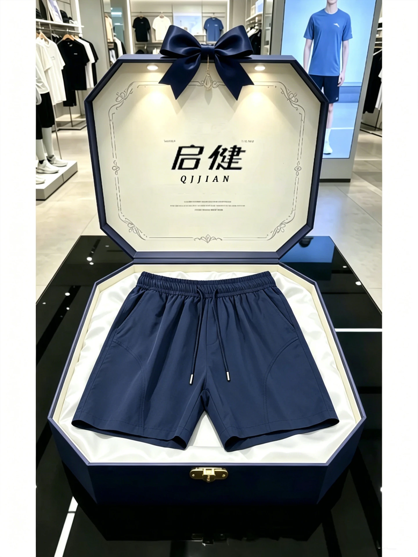 

Quick Dry Sports Shorts Men's Summer Thin Ice Silk Cool Feeling Basketball Pants American Slant Cut Fourths Polyester Fiber